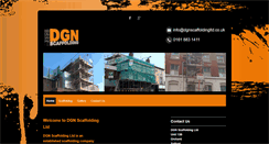 Desktop Screenshot of dgnscaffolding.co.uk