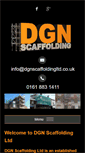 Mobile Screenshot of dgnscaffolding.co.uk